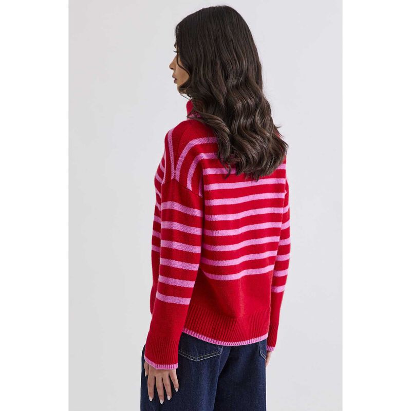 Mia Fratino Hunter Stripe Rollneck image number 1